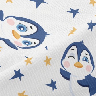 Dancing Penguin Piqué