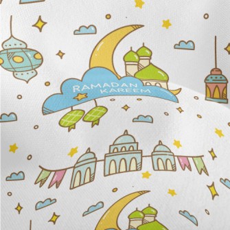 Lovely Indian Architecture Lightweight Performance Linen