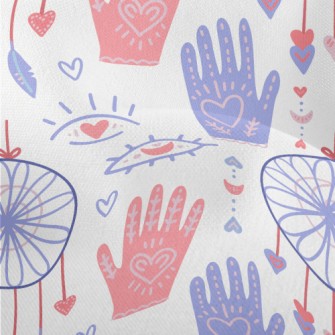 Bohemian Dreamcatcher Lightweight Performance Linen