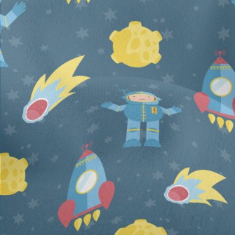 Rockets And Astronauts Lightweight Performance Linen