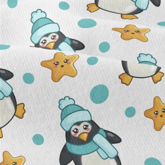 Blue Winter Penguin Modern Jersey