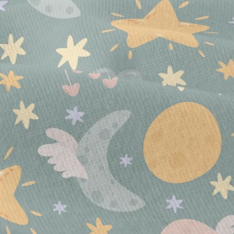 Cute Stars Moon Clouds Modern Jersey