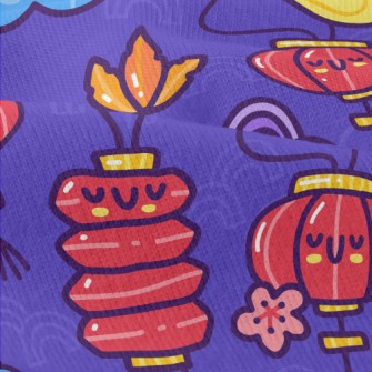 Plum Blossom Red Lantern Modern Jersey