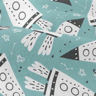 Rocket Flying Into The Sky Modern Jersey
