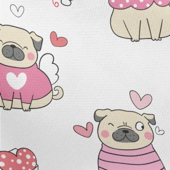Ambiguous Loving Dog Pongee