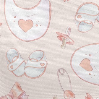 Baby Bib Shoes Pongee