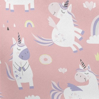 Childish Unicorn Pongee