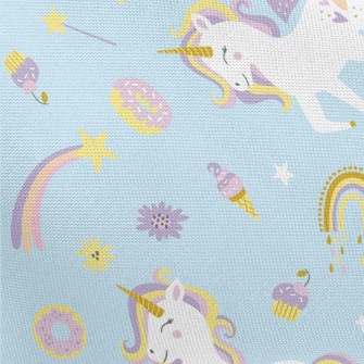 Dessert-loving Unicorn Pongee