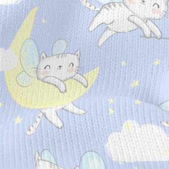 Angel Cat With Wings Stretch Jersey
