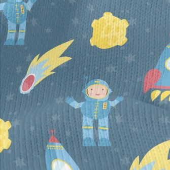 Rockets And Astronauts Stretch Jersey