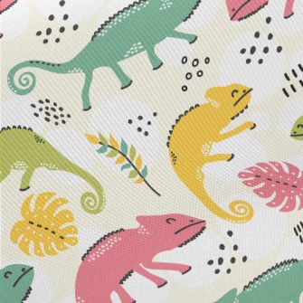 Smiling Chameleon Midweight Cotton Poplin