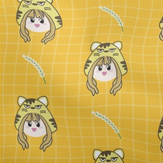Girl Wearing Tiger Mask Dobby