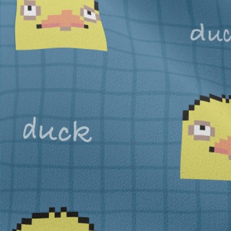 Pixel Style World-weary Bird Chiffon