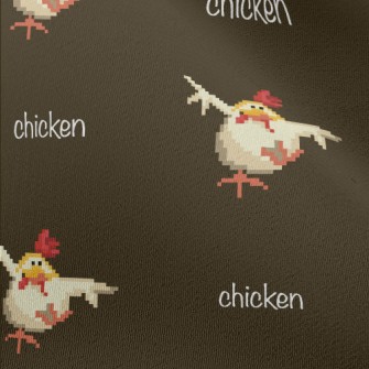 Pixel Dancing Cock Chiffon