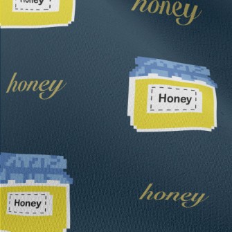 Sweet Honey In Pixel Style Chiffon