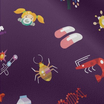 Allergy And Allergens Pattern Chiffon