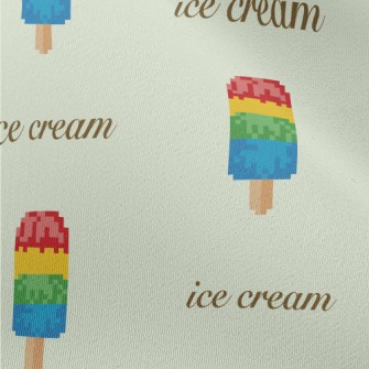 Pixel Style Colorful Popsicles Chiffon