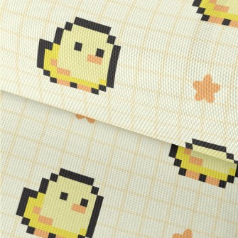 Pixel Cute Chicken Waterproof Oxford
