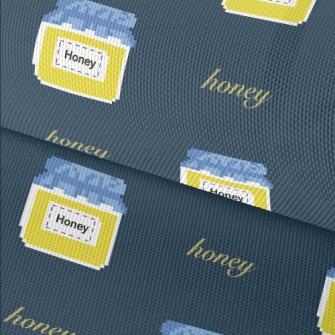 Sweet Honey In Pixel Style Waterproof Oxford