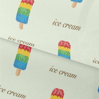Pixel Style Colorful Popsicles Waterproof Oxford