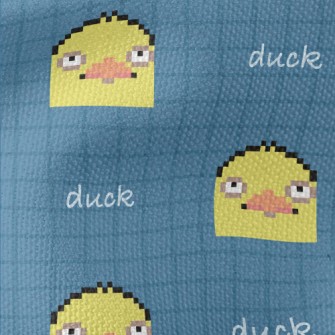 Pixel Style World-weary Bird Waterproof Canvas