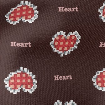 Pixel Style Love Gem Waterproof Canvas