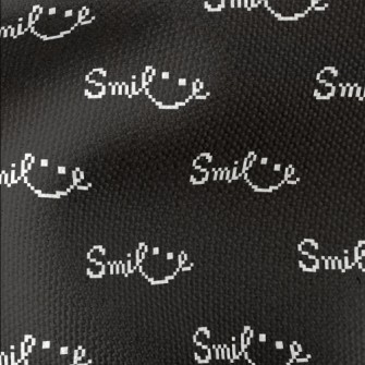 Pixel Style Smile English Waterproof Canvas