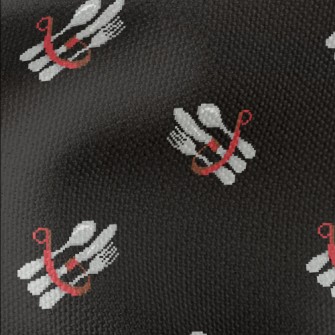 Pixel Style Tableware Waterproof Canvas