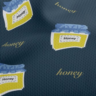 Sweet Honey In Pixel Style Athletic Mesh Flat Back