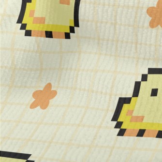 Pixel Cute Chicken Terry