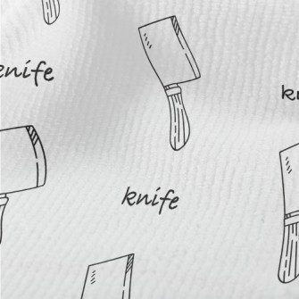 Kitchen Knife With Simple Line Terry