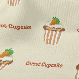 Pixel Style Carrot Cupcake Terry