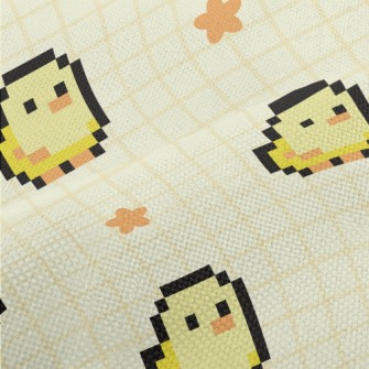 Pixel Cute Chicken Performance Linen