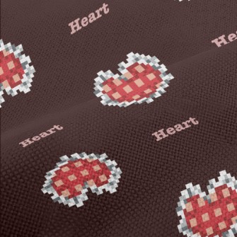 Pixel Style Love Gem Performance Linen