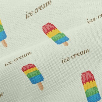 Pixel Style Colorful Popsicles Performance Linen