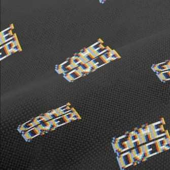 Pixel Style Game Over English Performance Linen
