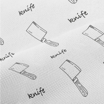 Kitchen Knife With Simple Line Performance Linen