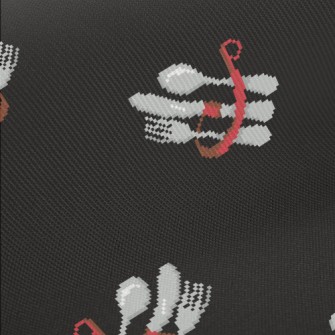 Pixel Style Tableware Twill