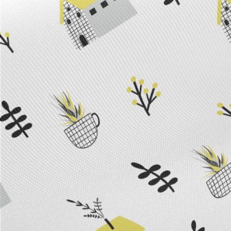 Simple Style House Teacup Twill
