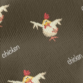 Pixel Dancing Cock Standard Corduroy