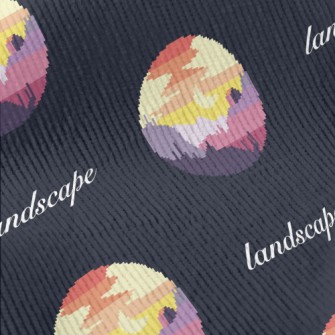 Beautiful Sunset In Pixel Styl Standard Corduroy