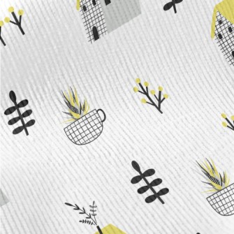 Simple Style House Teacup Standard Corduroy
