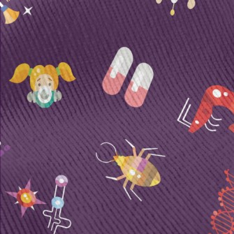 Allergy And Allergens Pattern Standard Corduroy