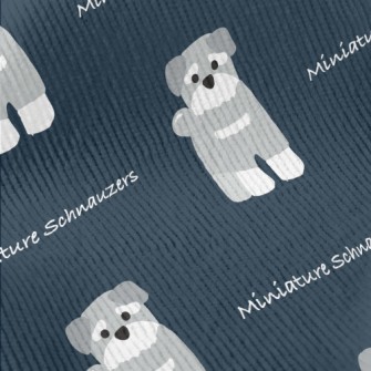Gray Color Dog Standard Corduroy