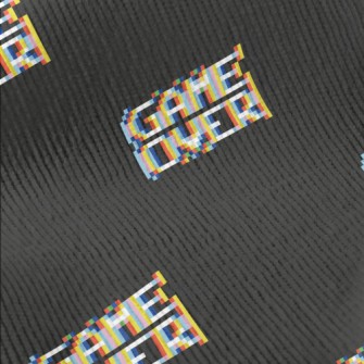 Pixel Style Game Over English Standard Corduroy