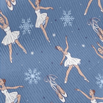 Woman Dancing Ballet Standard Corduroy