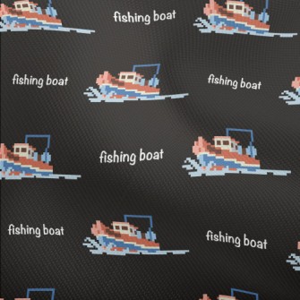 Pixel Style Fishing Boat Dobby