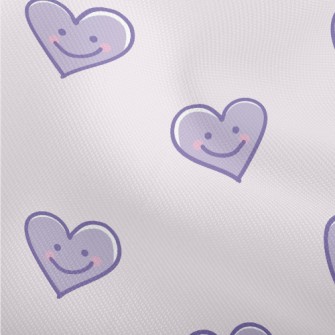 Cute Purple Smiling Love Heart Dobby