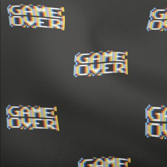 Pixel Style Game Over English Dobby