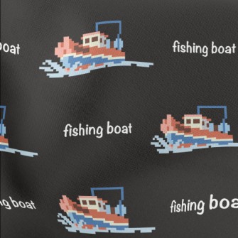 Pixel Style Fishing Boat Stretch Ponte